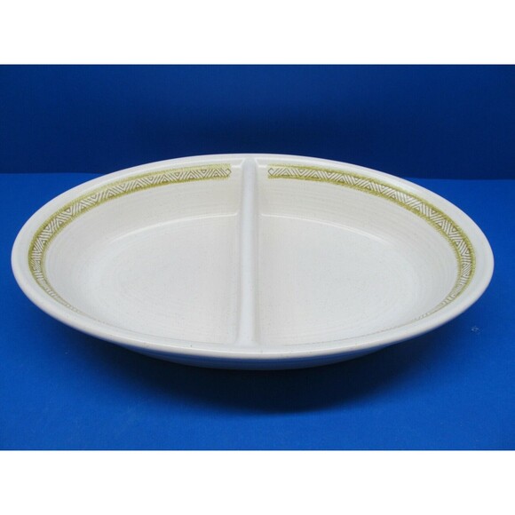 Franciscan Hacienda Green 11" Divided Bowl - Picture 9 of 12